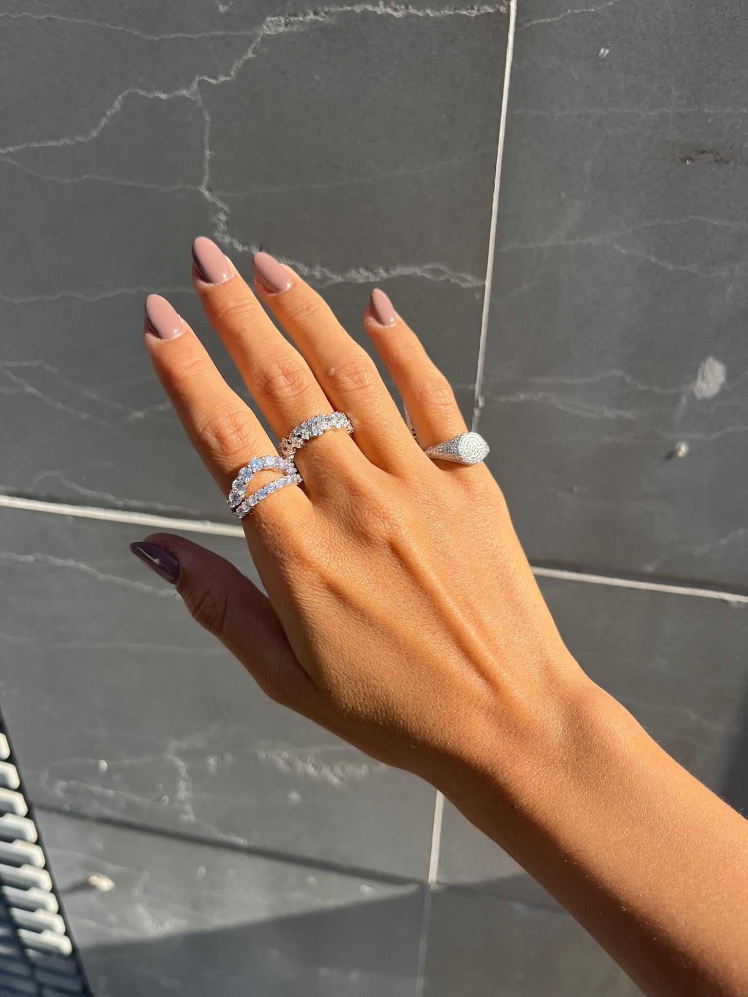 ZSI560 טבעת משובצת מכסף מלא