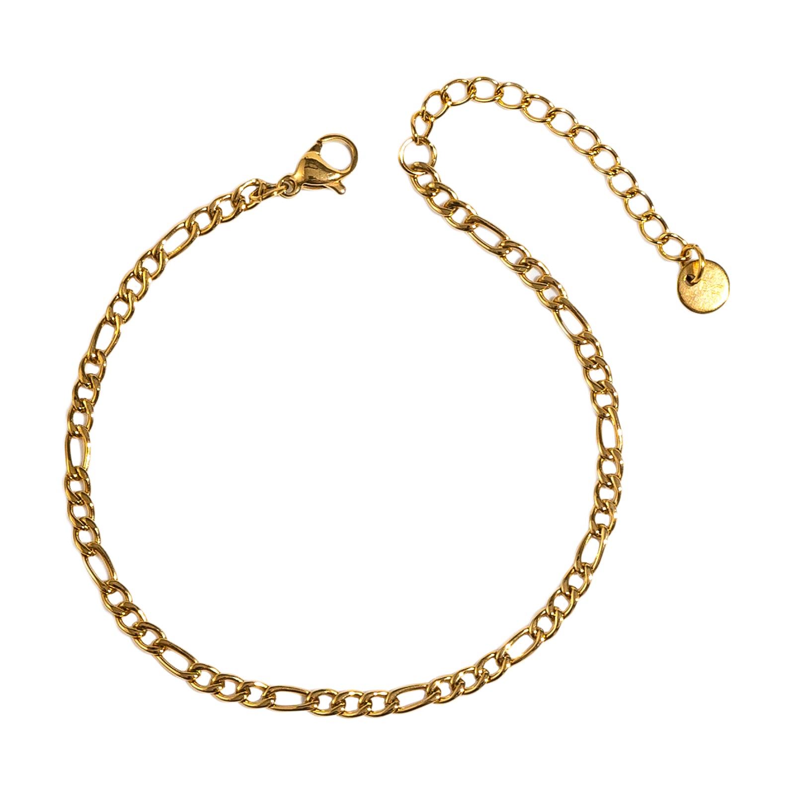 ESI138 צמיד לגבר מצופה זהב 14 קראט