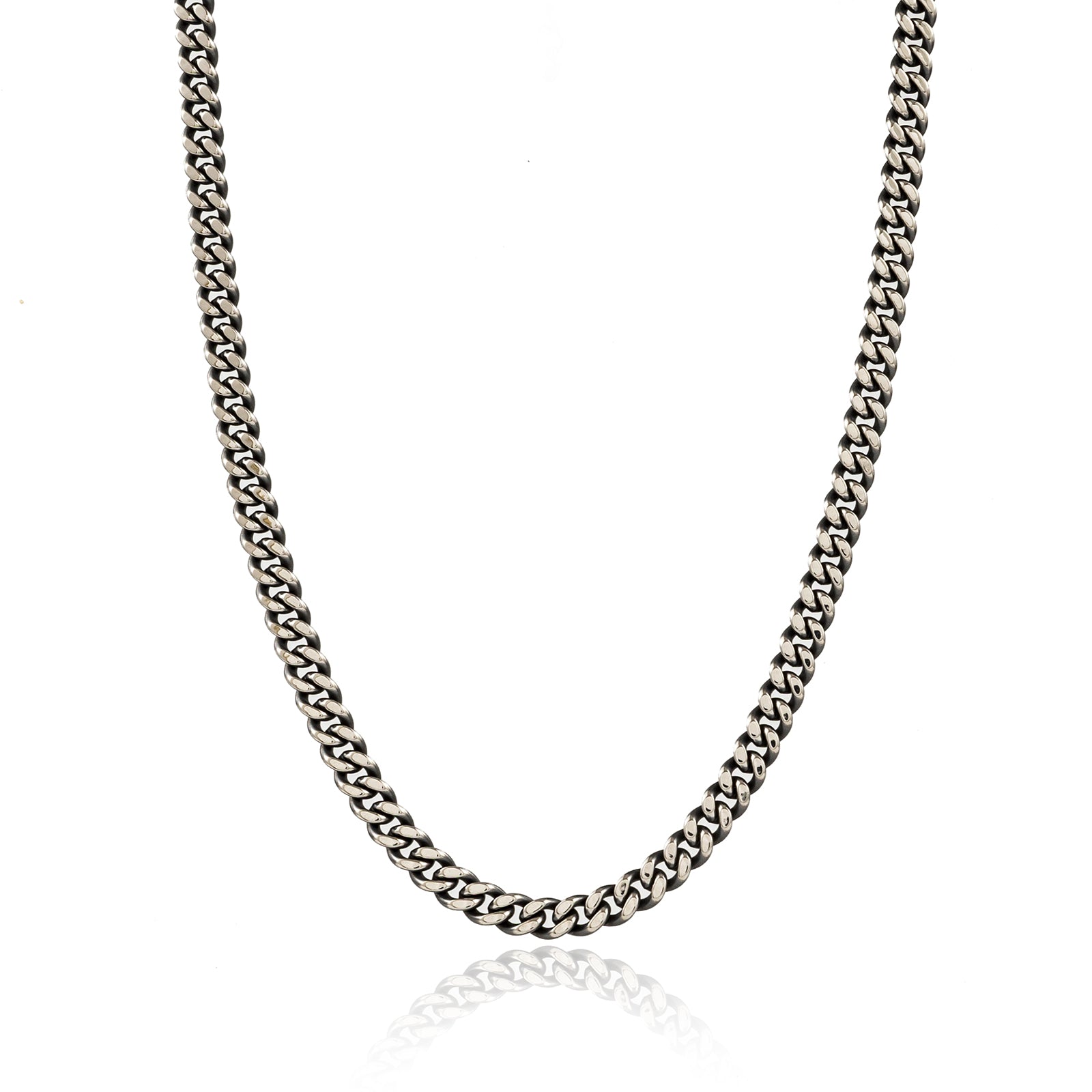 ESI127 שרשרת כסף לגבר 6ממ