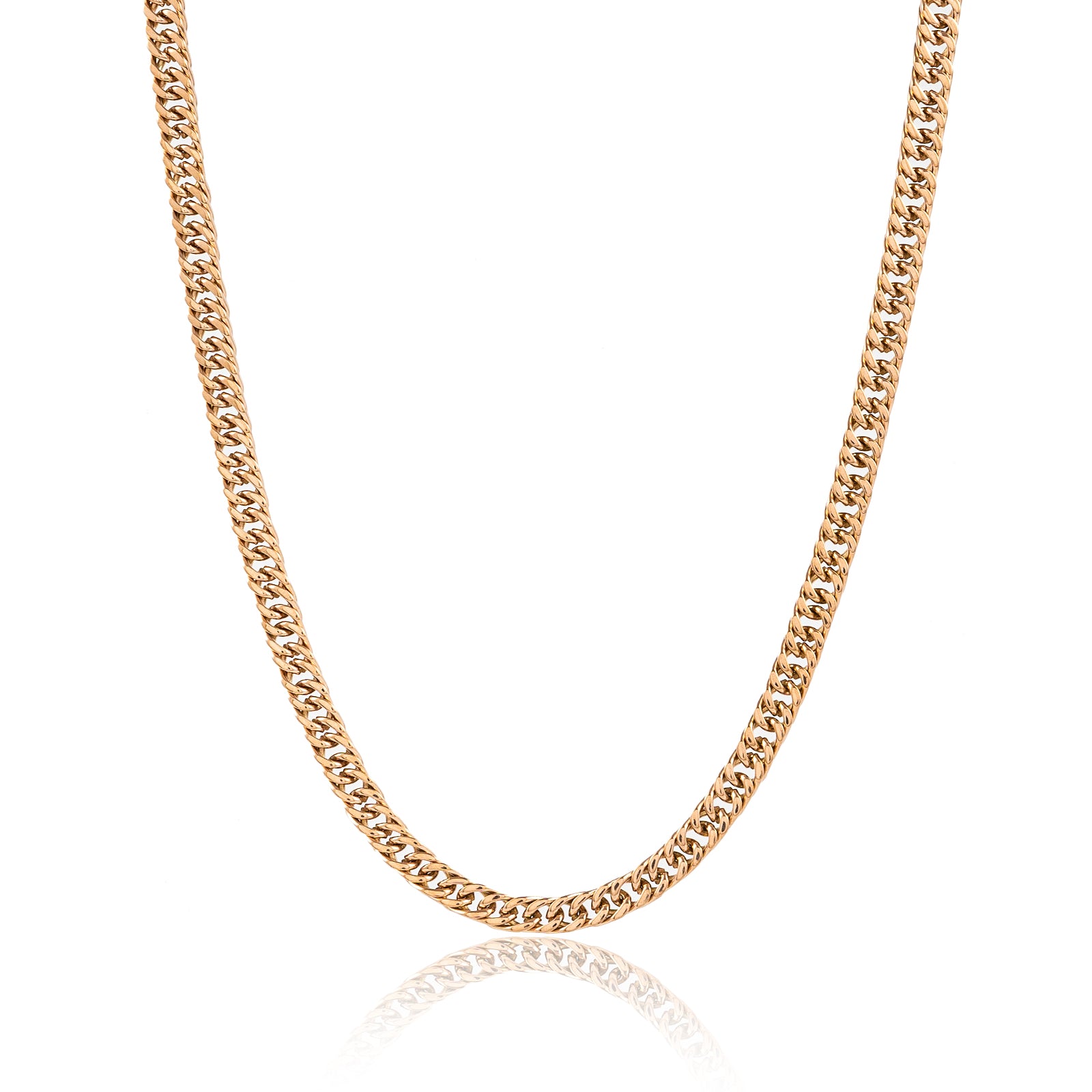 ESI128 שרשרת זהב לגבר גולדפילד 14 קראט 6ממ