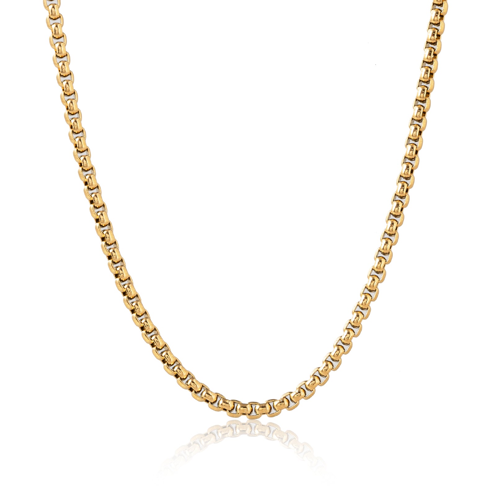 ESI342 שרשרת זהב גולדפילד 14 קראט לגבר